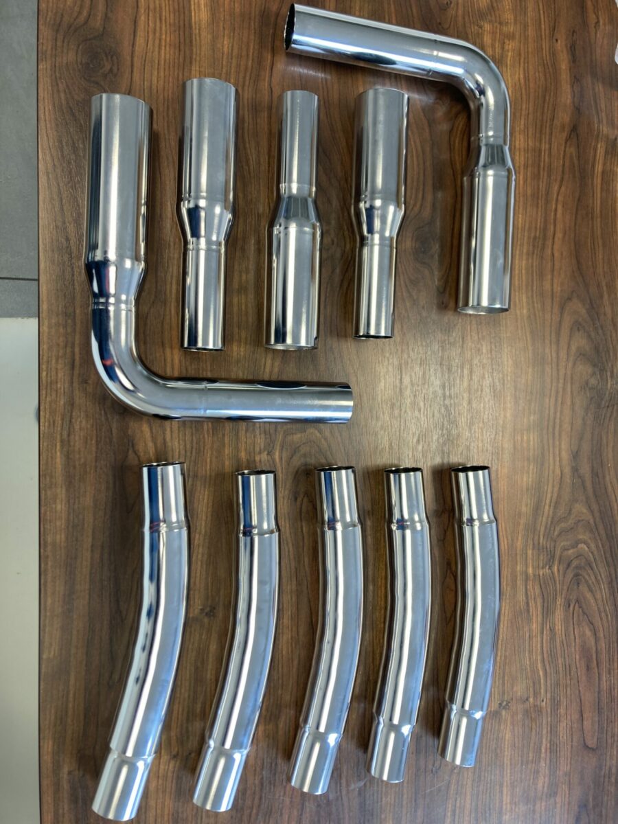 Smio Metallerie Fougeres TUBE RACCORDS SOUDES POLI